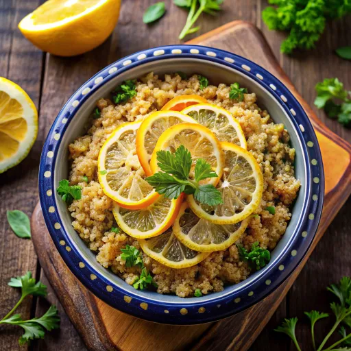 Narenciye Aromalı Quinoa Pilavı